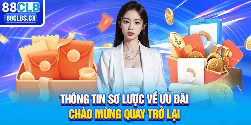 Thông tin sơ lược về ưu đãi chào mừng quay trở lại